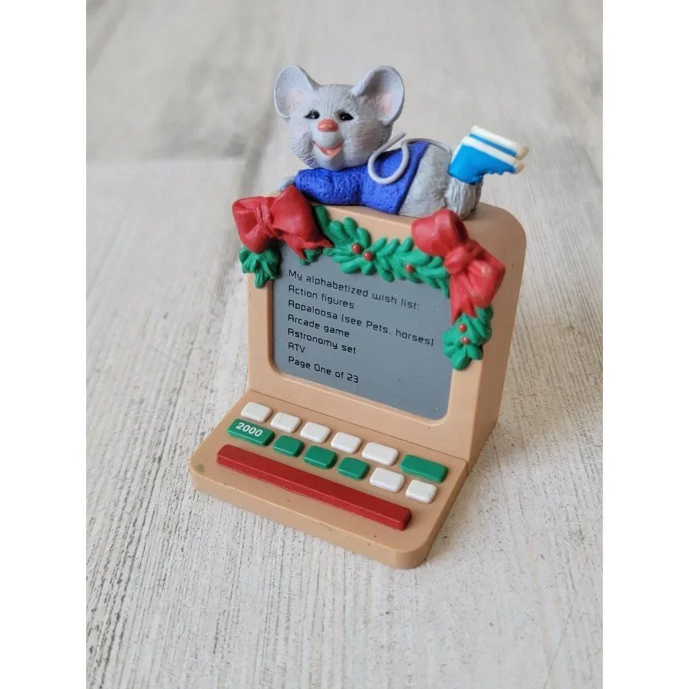 Hallmark login‎ on to Santa computer ornament Xmas